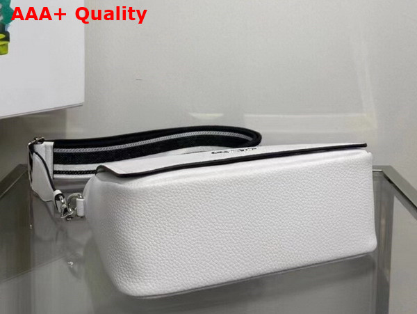 Prada Leather Shoulder Bag in White 1BD314 Replica