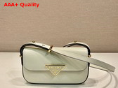 Prada Leather Shoulder Bag in White 1BD339 Replica