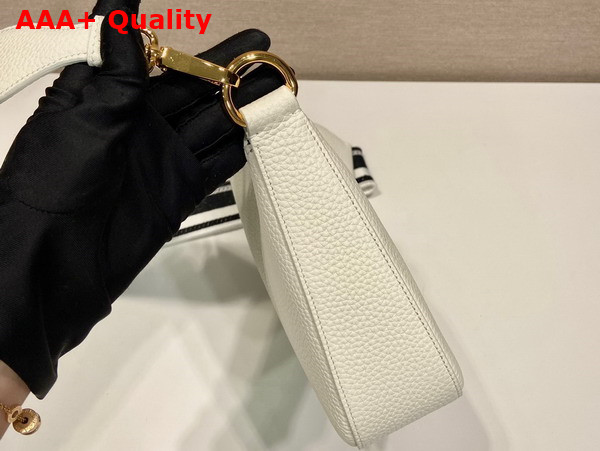 Prada Leather Shoulder Bag in White 1BH193 Replica