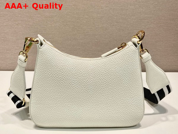 Prada Leather Shoulder Bag in White 1BH193 Replica