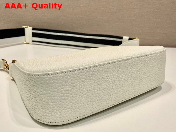 Prada Leather Shoulder Bag in White 1BH193 Replica