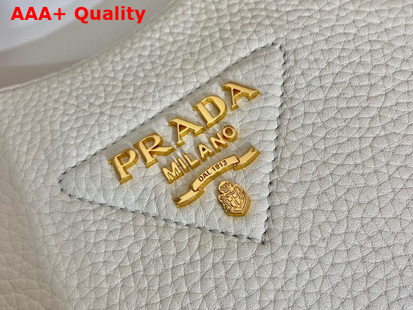 Prada Leather Shoulder Bag in White 1BH193 Replica