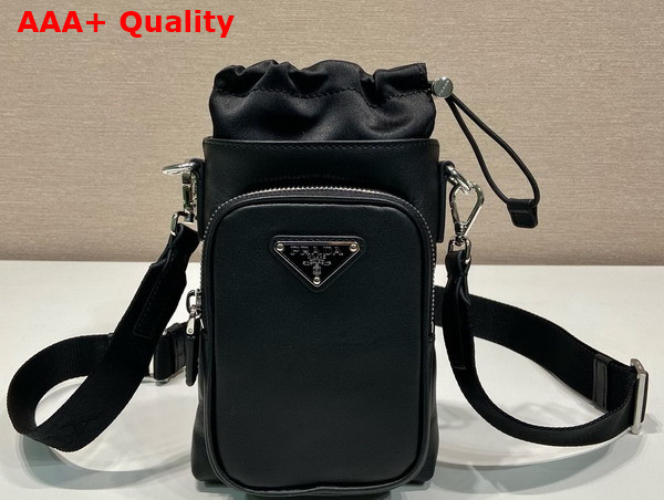 Prada Leather Smartphone Case in Black 2ZH155 Replica