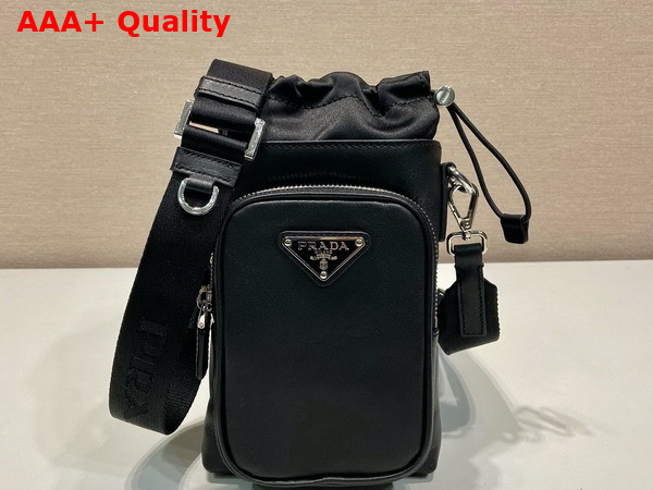 Prada Leather Smartphone Case in Black 2ZH155 Replica