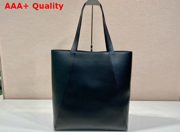 Prada Leather Tote Bag 2VG122 Black Replica