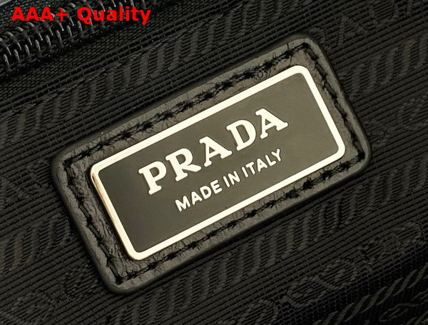 Prada Leather Tote Bag in Black 2VG120 Replica