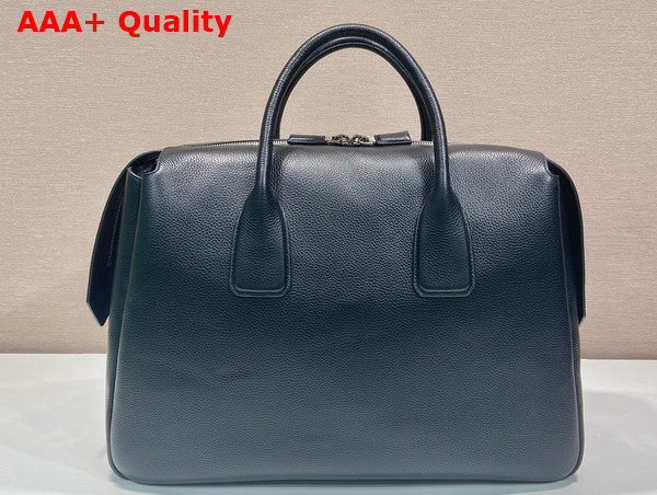 Prada Leather Travel Bag in Black 2VC035 Replica