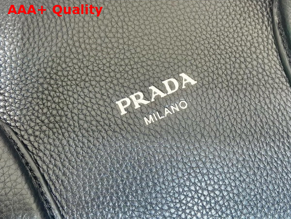 Prada Leather Travel Bag in Black 2VC035 Replica