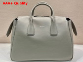 Prada Leather Travel Bag in Marble Gray 2VC035 Replica