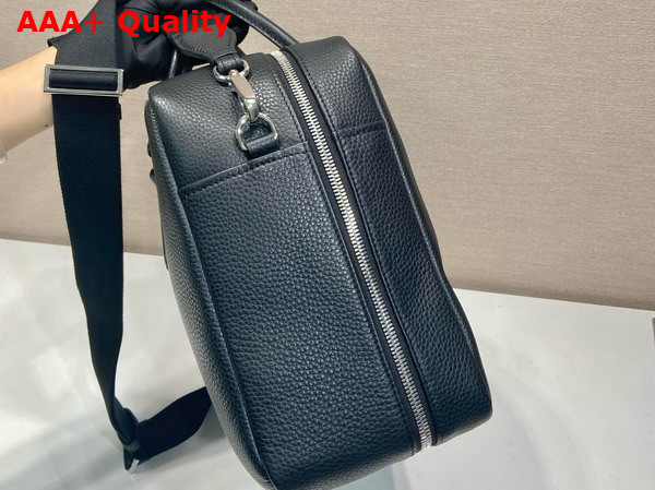 Prada Leather Work Bag in Black 2VE339 Replica