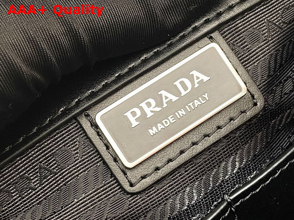 Prada Leather Work Bag in Black 2VE339 Replica