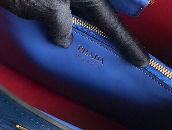 Prada Matinee Handbag in Bright Blue Saffiano Leather