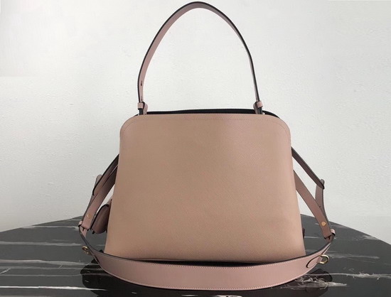 Prada Matinee Handbag in Powder Pink Saffiano Leather