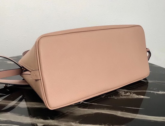 Prada Matinee Handbag in Powder Pink Saffiano Leather