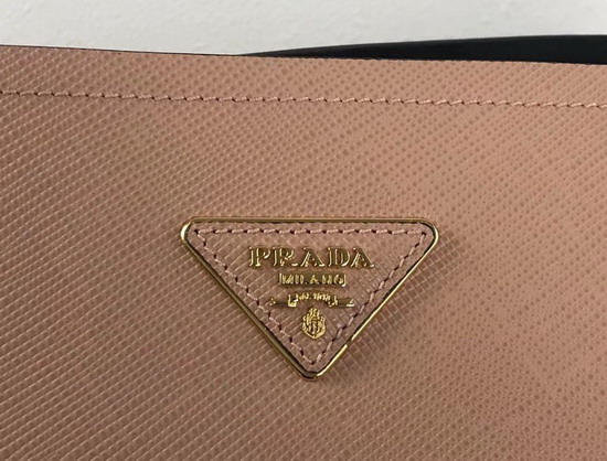 Prada Matinee Handbag in Powder Pink Saffiano Leather