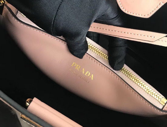 Prada Matinee Handbag in Powder Pink Saffiano Leather