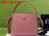 Prada Matinee Micro Saffiano Leather Bag Petal Pink Replica