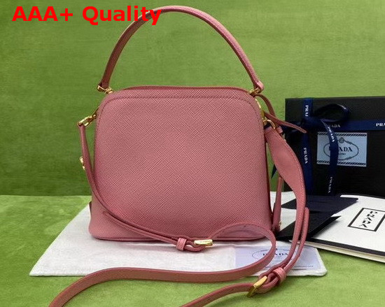 Prada Matinee Micro Saffiano Leather Bag Petal Pink Replica