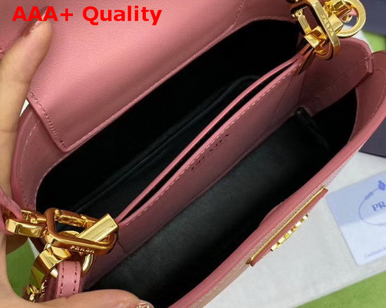 Prada Matinee Micro Saffiano Leather Bag Petal Pink Replica