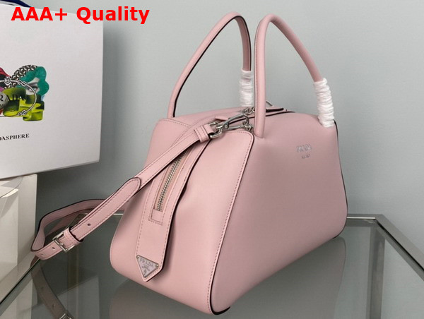 Prada Medium Leather Handbag in Alabaster Pink 1BA365 Replica