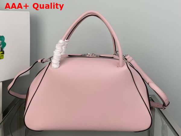 Prada Medium Leather Handbag in Alabaster Pink 1BA365 Replica