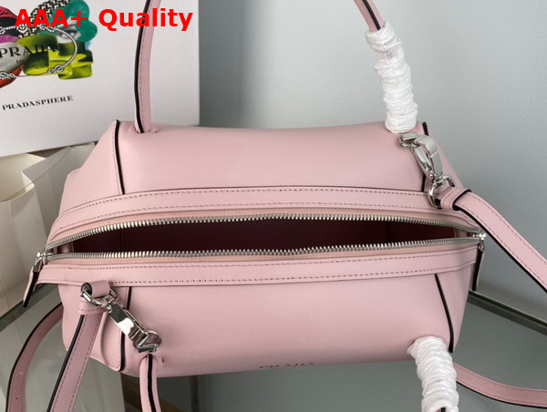 Prada Medium Leather Handbag in Alabaster Pink 1BA365 Replica