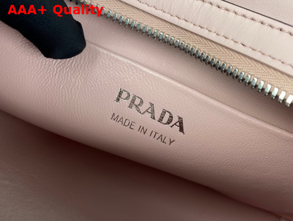 Prada Medium Leather Handbag in Alabaster Pink 1BA365 Replica