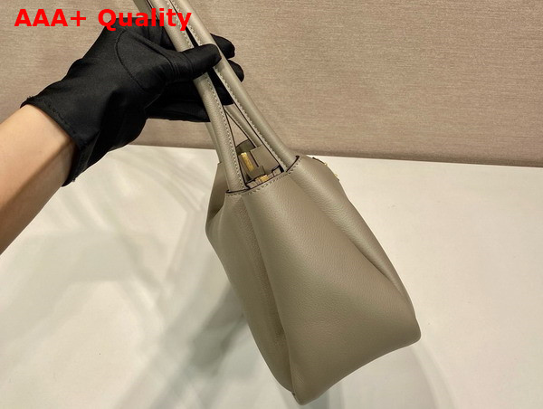 Prada Medium Leather Handbag in Clay 1BA444 Replica