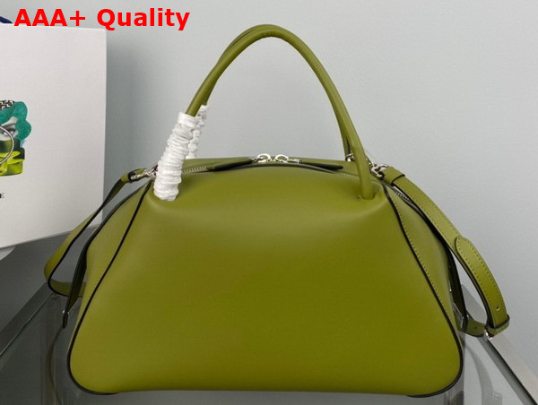 Prada Medium Leather Handbag in Ivy 1BA365 Replica