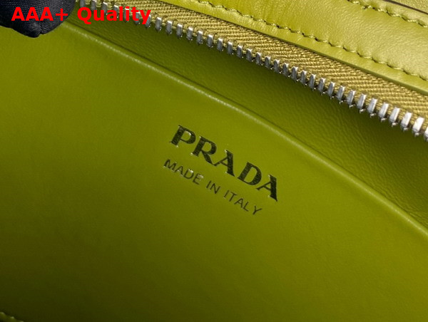 Prada Medium Leather Handbag in Ivy 1BA365 Replica