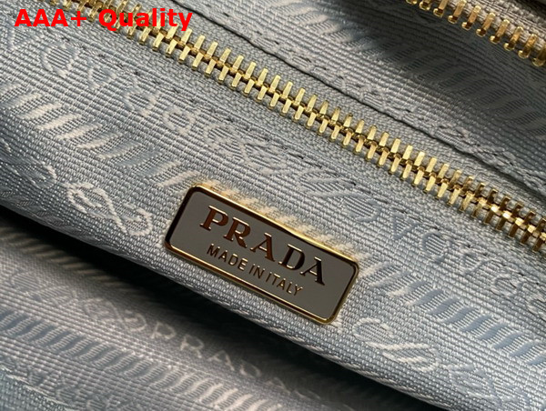 Prada Medium Leather Handbag in Pewter 1BA426 Replica