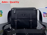 Prada Medium Nylon Shoulder Bag in Black 1BD671 Replica