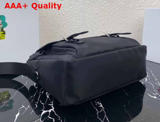 Prada Medium Nylon Shoulder Bag in Black 1BD671 Replica