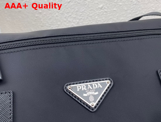 Prada Medium Nylon Shoulder Bag in Black 1BD671 Replica