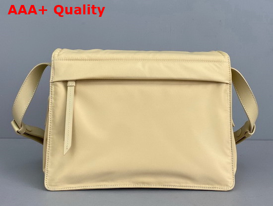 Prada Medium Padded Nylon Shoulder Bag in Beige 1BD255 Replica