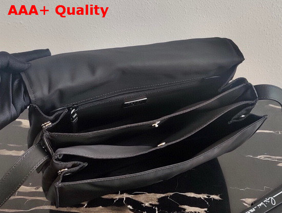 Prada Medium Padded Nylon Shoulder Bag in Black Replica