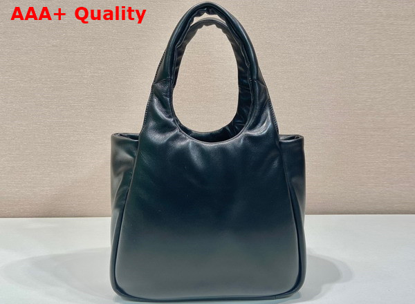 Prada Medium Padded Prada Soft Nappa Leather Bag in Black 1BG413 Replica