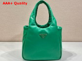 Prada Medium Padded Prada Soft Nappa Leather Bag in Mango 1BG413 Replica