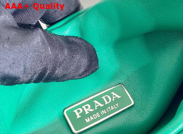 Prada Medium Padded Prada Soft Nappa Leather Bag in Mango 1BG413 Replica