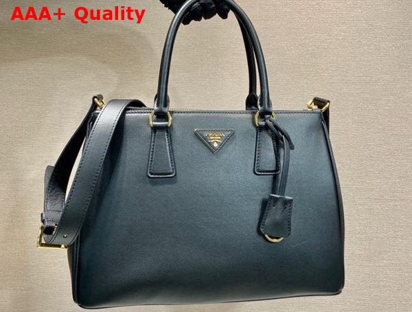 Prada Medium Prada Galleria Leather Bag in Black 1BA863 Replica