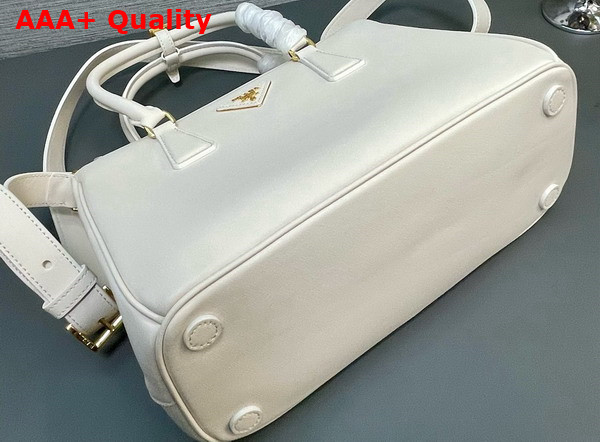 Prada Medium Prada Galleria Leather Bag in White 1BA863 Replica