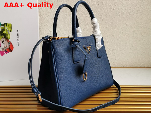 Prada Medium Prada Galleria Saffiano Leather Bag in Blue 1BA863 Replica