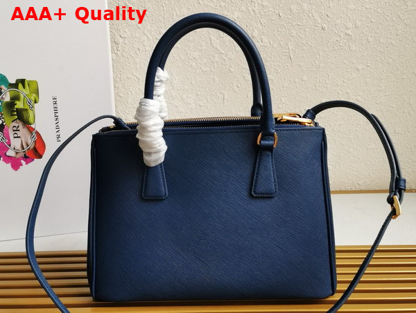 Prada Medium Prada Galleria Saffiano Leather Bag in Blue 1BA863 Replica