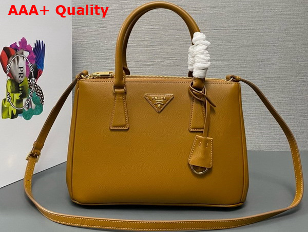 Prada Medium Prada Galleria Saffiano Leather Bag in Caramel 1BA863 Replica