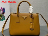 Prada Medium Prada Galleria Saffiano Leather Bag in Caramel 1BA863 Replica