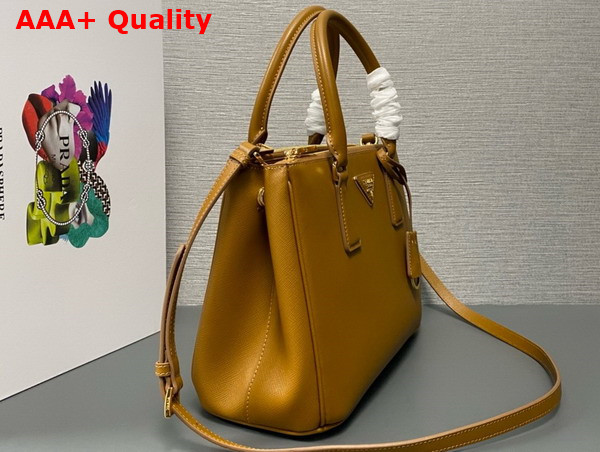 Prada Medium Prada Galleria Saffiano Leather Bag in Caramel 1BA863 Replica