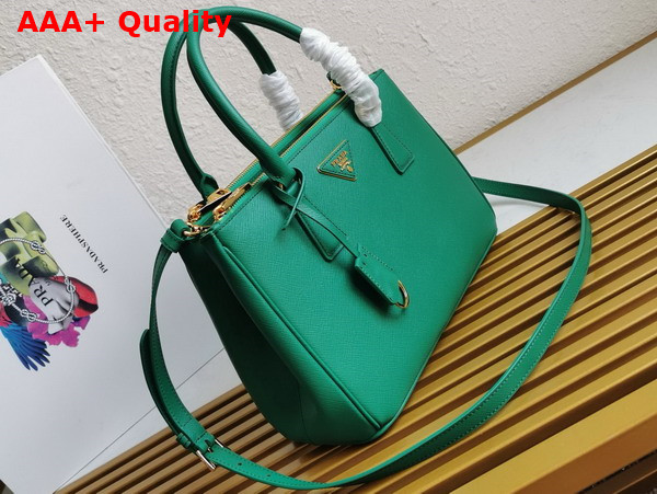 Prada Medium Prada Galleria Saffiano Leather Bag in Green 1BA863 Replica