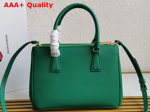 Prada Medium Prada Galleria Saffiano Leather Bag in Green 1BA863 Replica