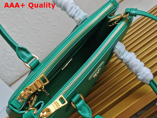 Prada Medium Prada Galleria Saffiano Leather Bag in Green 1BA863 Replica