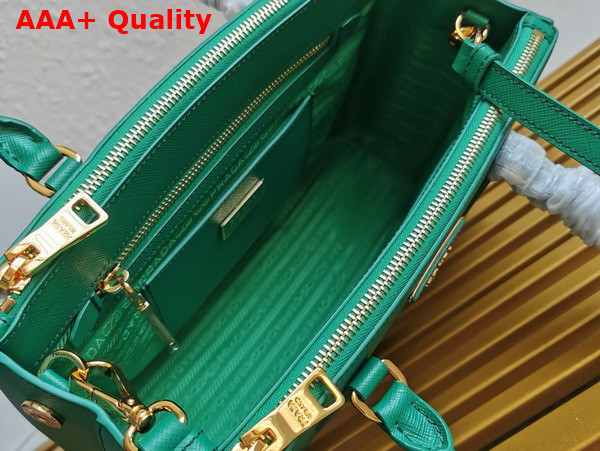 Prada Medium Prada Galleria Saffiano Leather Bag in Green 1BA863 Replica